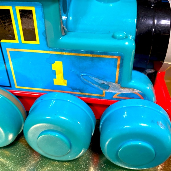 THOMAS AND FRIENDS VTG 1997 TOMY TRAIN PUSH AND GO TODDLER TOY WORKS! - Picture 11 of 11